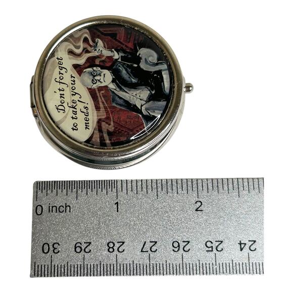 Funny Pill Box Sigmund Frued Don’t Forget to Take Your Meds Pill Case - Picture 4 of 5